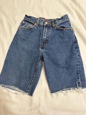 Vintage Levi's Medium Blue High-Rise Denim Shorts